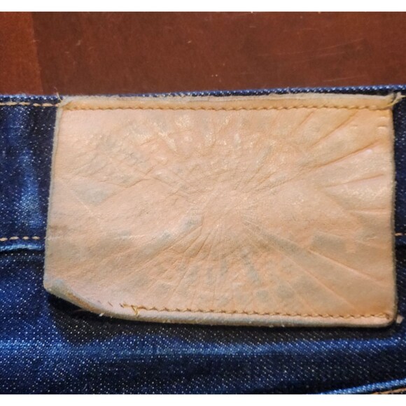 BRAVE STAR CONE DENIM JEANS 33 x 30 SLIM STRAIGHT SELVEDGE MADE IN USA - Picture 11 of 16